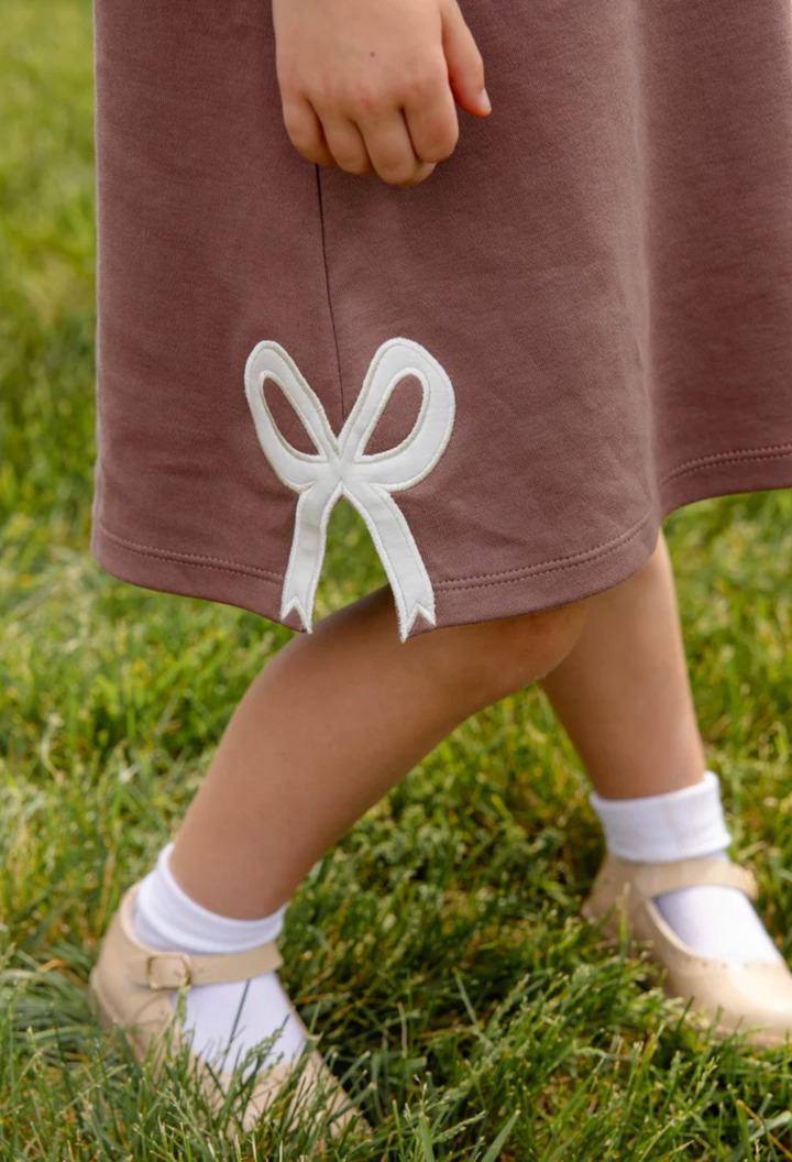 Juliet Jumper Pima | Gray Bay Brown w/Palmetto Pearl Bows