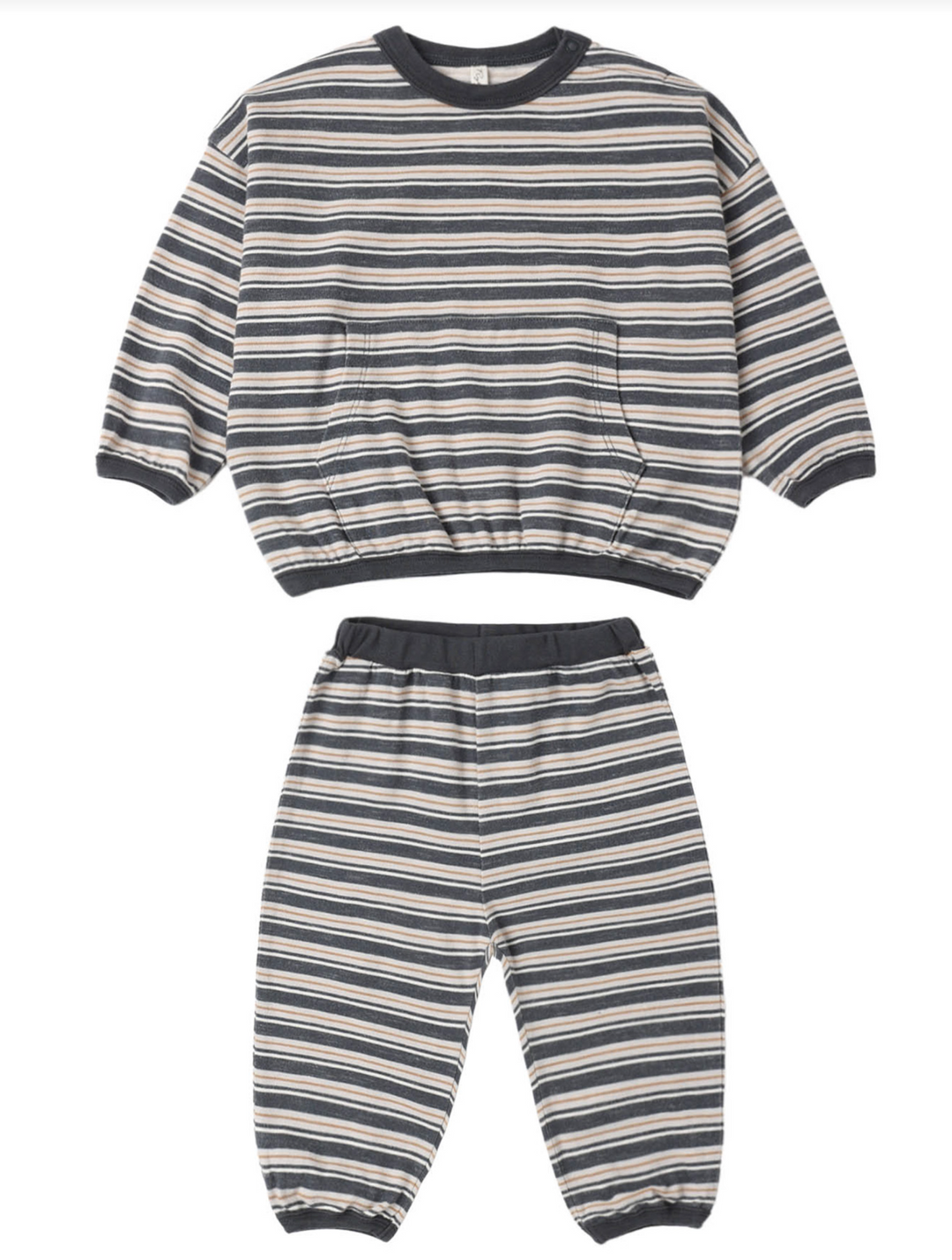 Relaxed Set | Midnight Blue Stripe