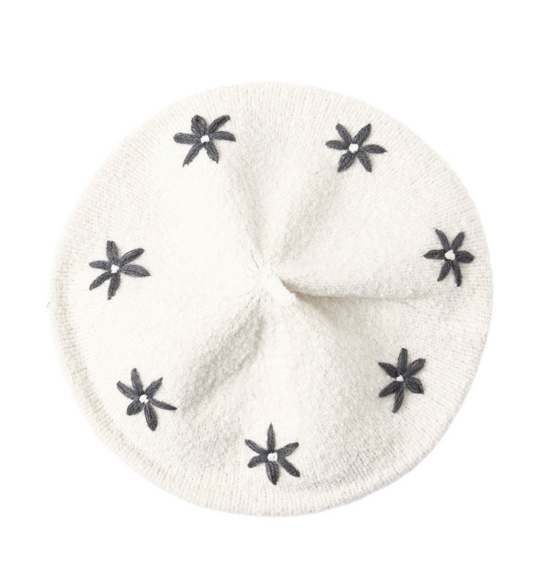 Tulip Beret | Midnight Daisies