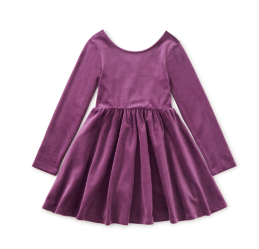 Cosmic Berry Velour Ballet Dress