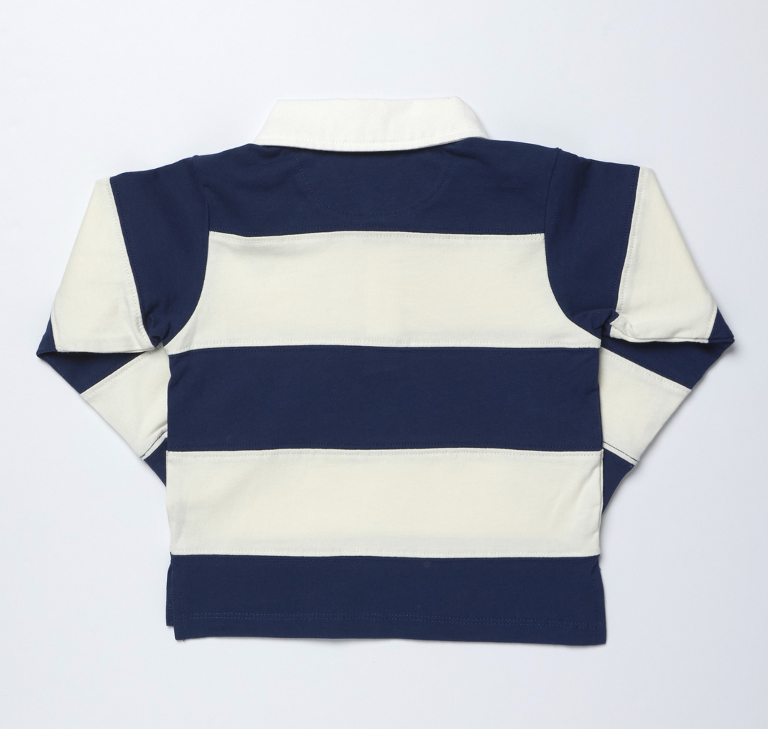 Albert Rugby Shirt | Navy &amp; White