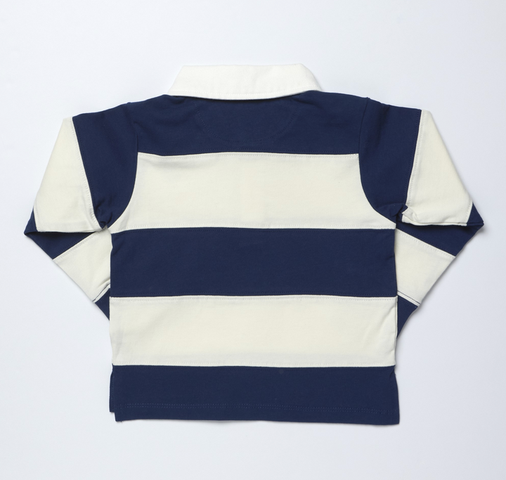 Albert Rugby Shirt | Navy &amp; White
