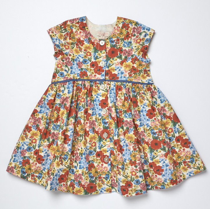 Fatima Dress | Watercolor Meadow