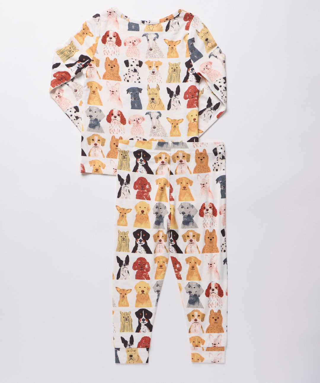 Bamboo PJ Set | Small Watercolor Dogs