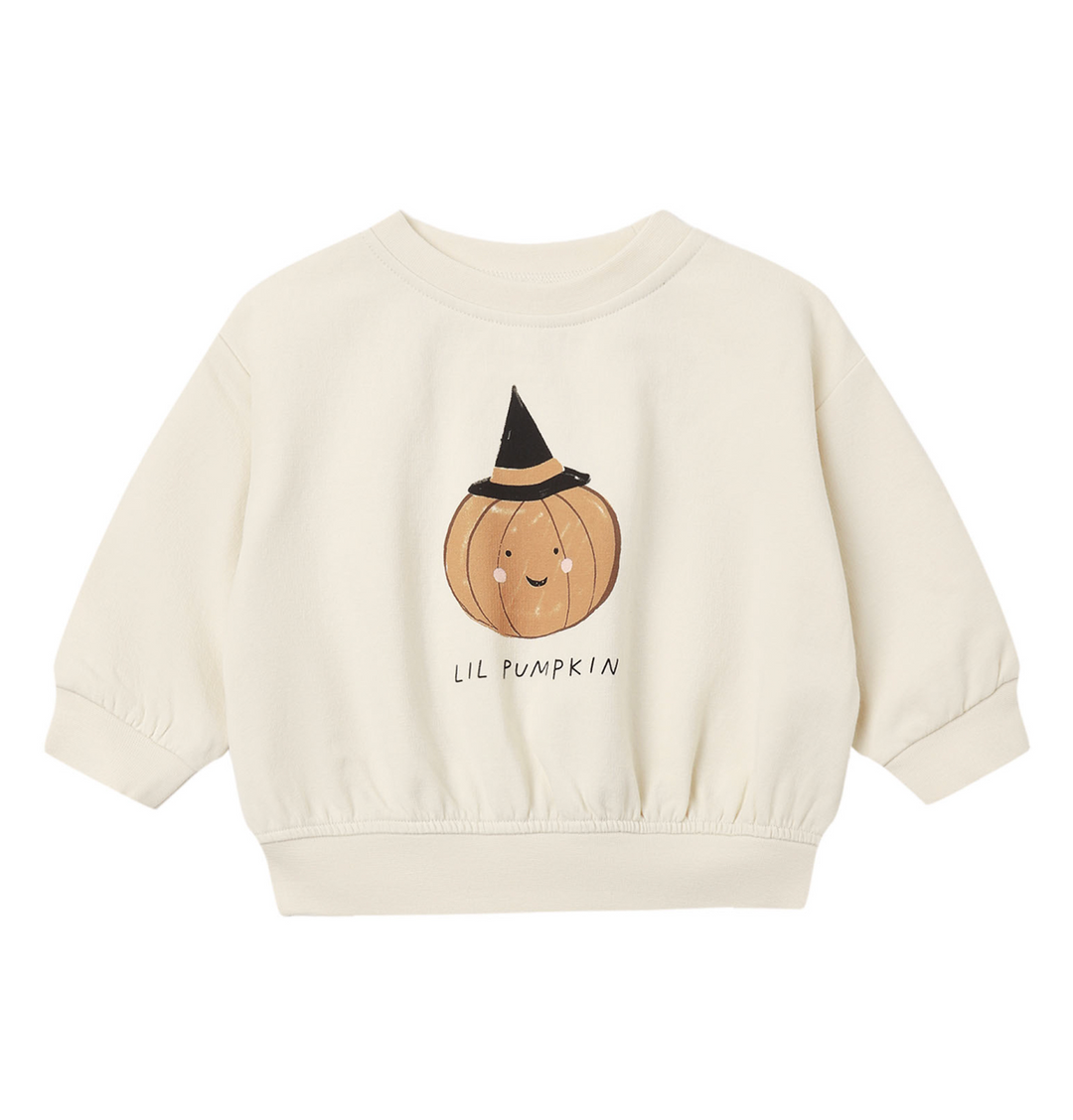 Relaxed Fleece Sweatshirt | Lil Pumpkin