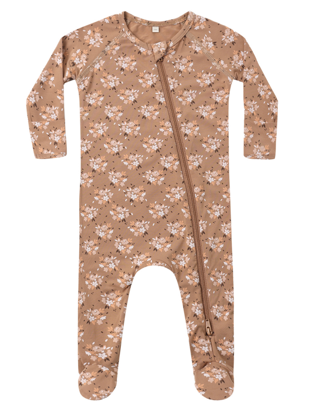 Bamboo Zip Footie | Fall Floral