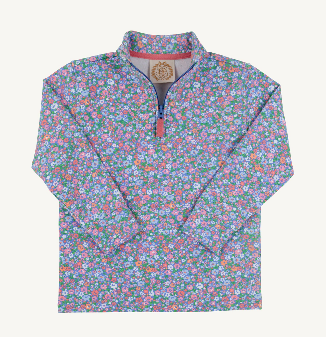 Canter Collar Half Zip | Mountain Brook Mini Floral