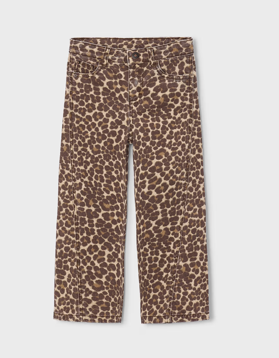 Leopard Twill Pants | 4519