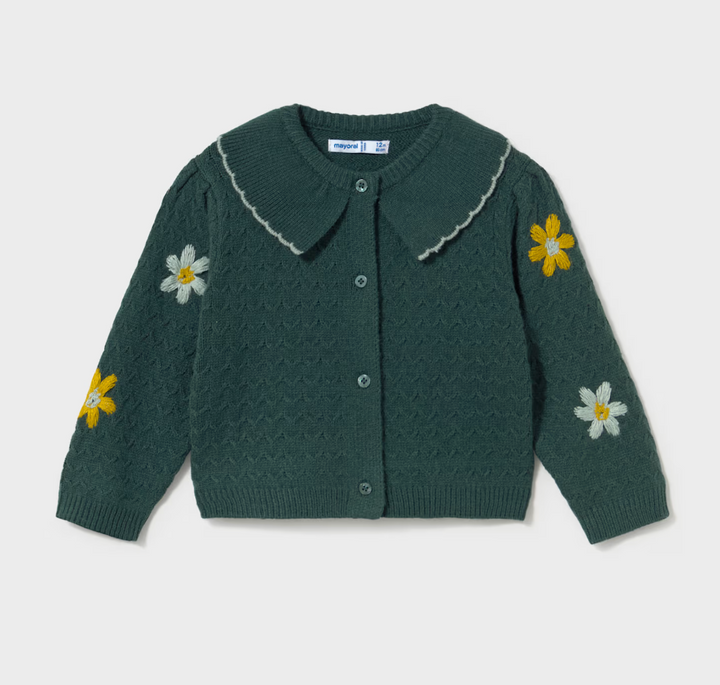 Green Floral Cardigan | 2306