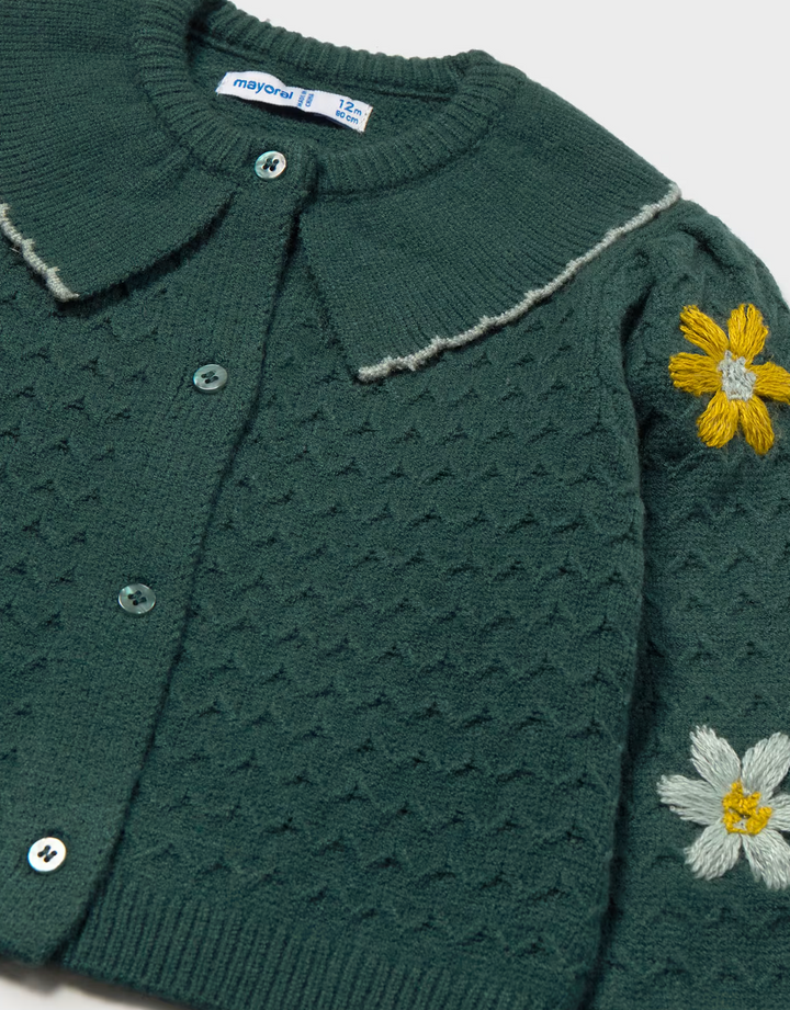 Green Floral Cardigan | 2306