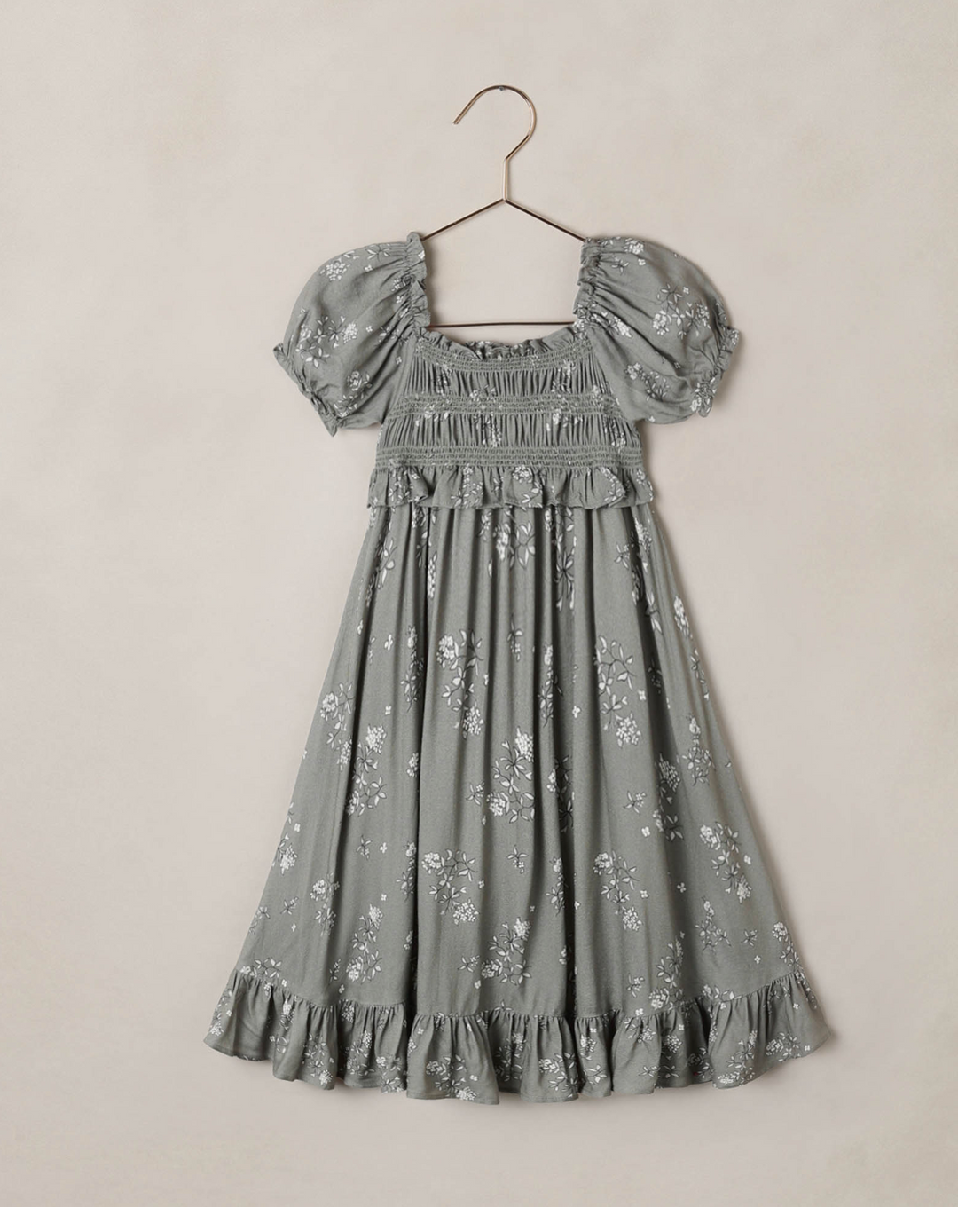 Maggie Dress | Eucalyptus French Floral