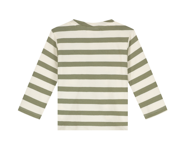 Baby Boy LS T Shirt | Army Stripe