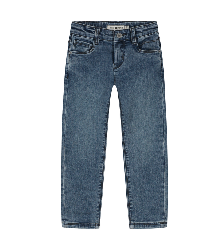 Boys Denim Pants | Mid Blue