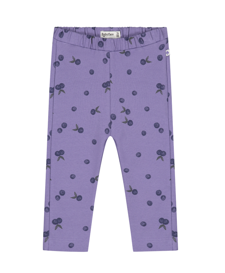 Baby Girl Print Sweatpants | Faded Plum