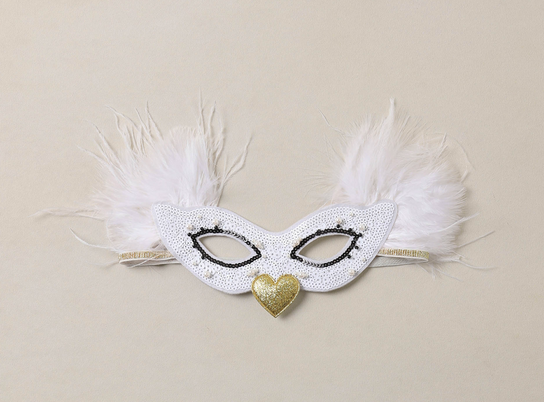 Ivory Swan Mask