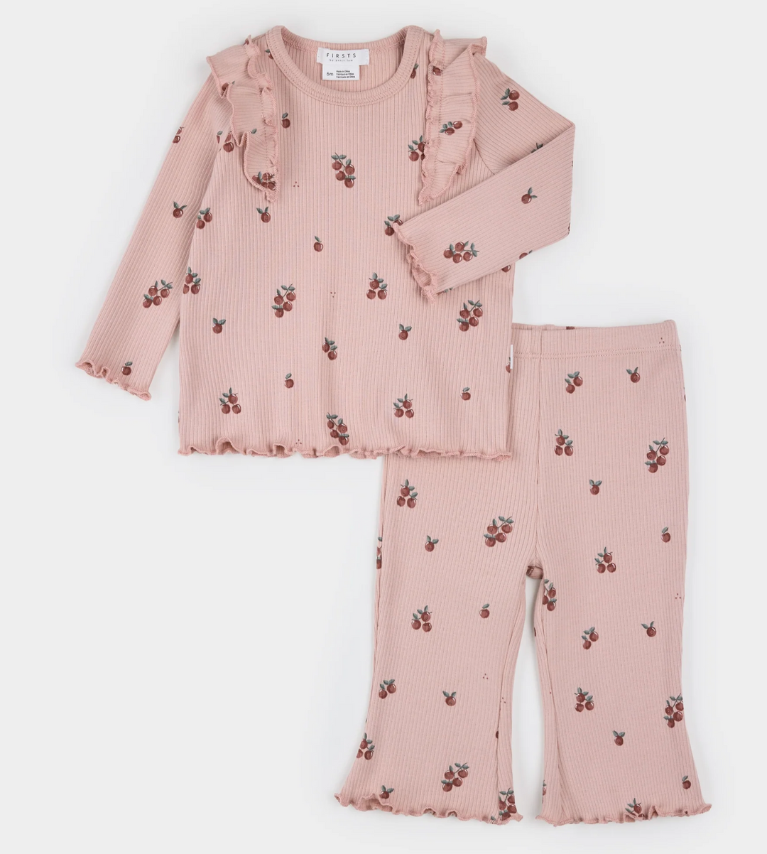 Little Apples Flared Legging Set