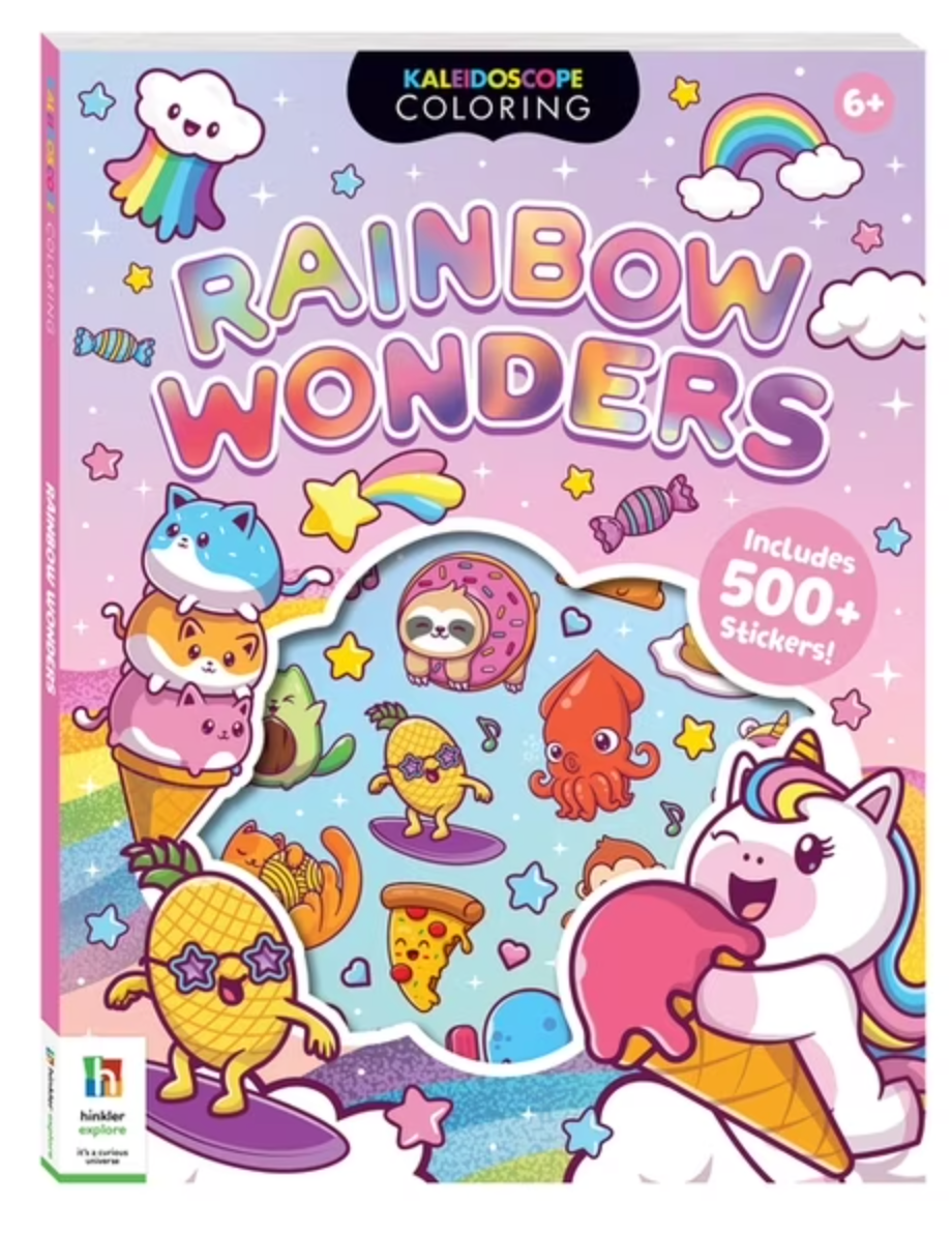 Rainbow Wonders Coloring Book
