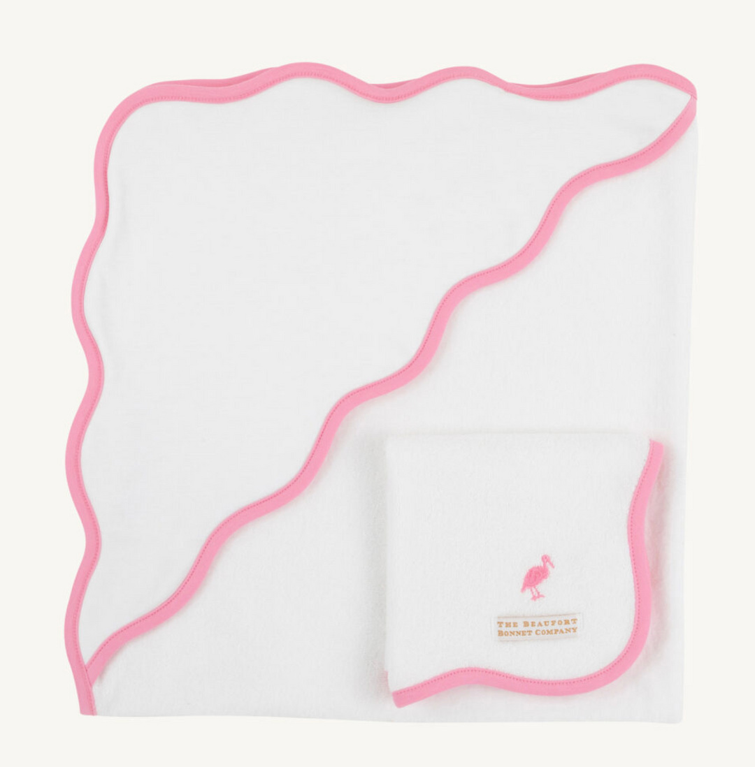 The-Rub-A-Dub Gift Set | Worth Ave White w/Hamptons Hot Pink