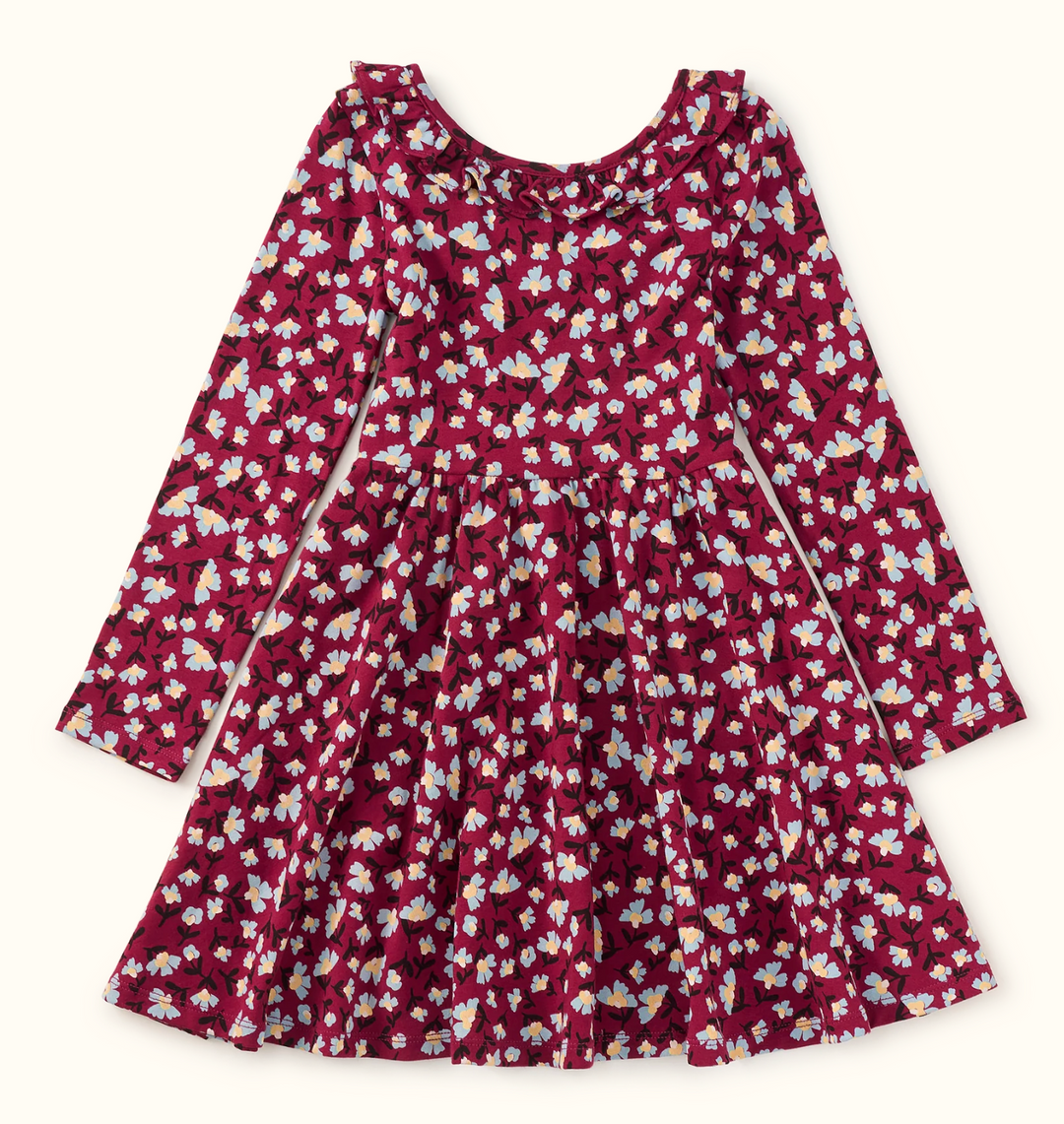 Ruffle Collar Ballet Dress | Berryfield Floral