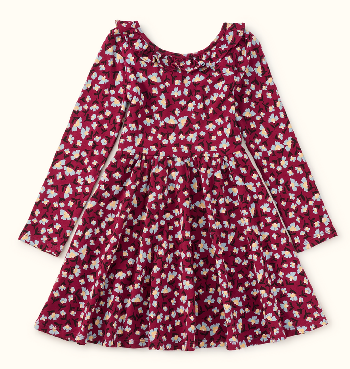 Ruffle Collar Ballet Dress | Berryfield Floral