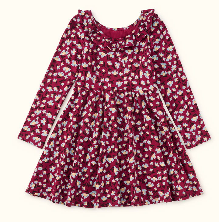 Ruffle Collar Ballet Dress | Berryfield Floral