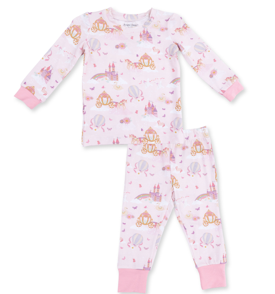 Loungewear LS Set | Princess Unicorns &amp; Castle