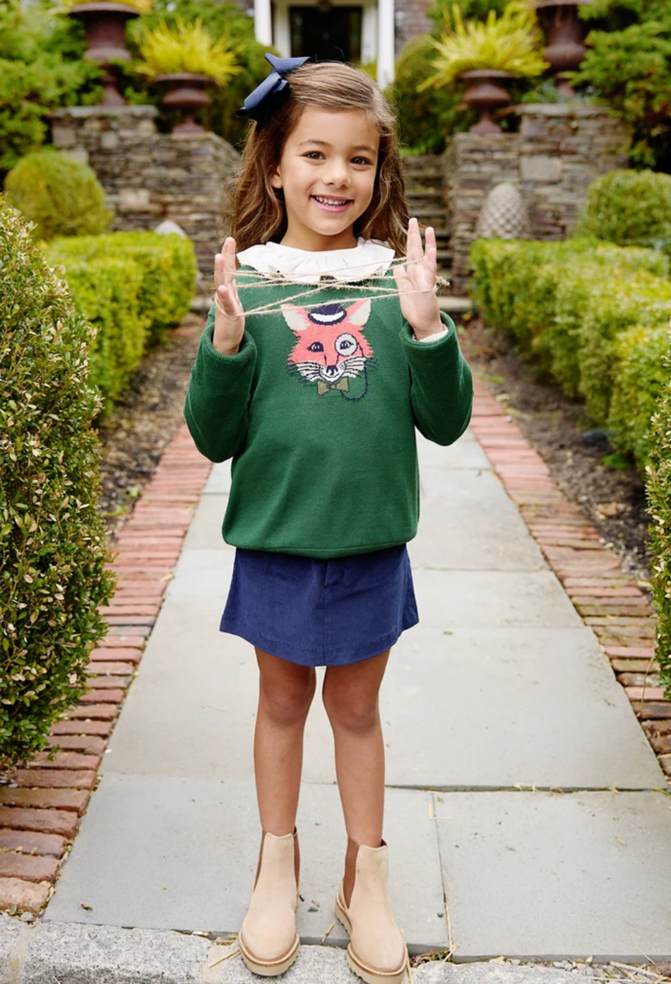 Stevi Skirt | Nantucket Navy
