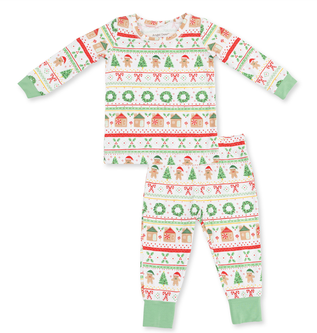 Loungewear LS Set | Uni Gingerbread Fair Isle