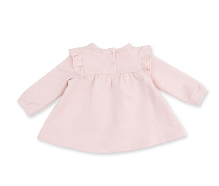 LS Sweatshirt w/Ruffle &amp; Leggings | Veiled Pink Bows