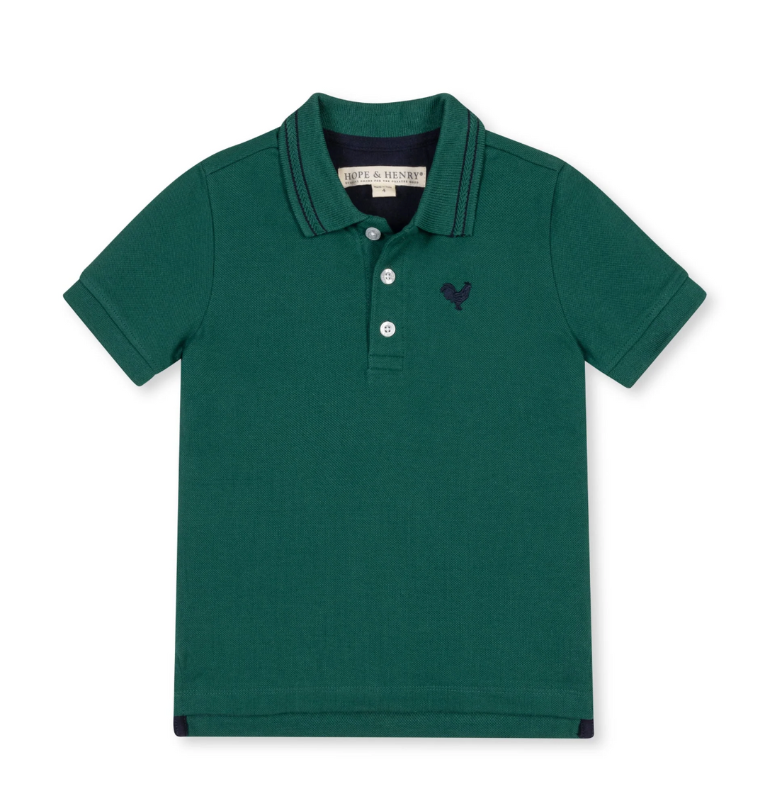 Organic Pique Polo | Green