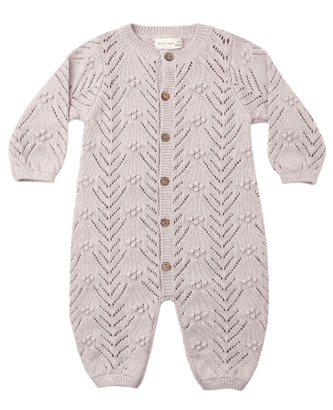 Long Sleeve Bubble Romper | Lilac Mist