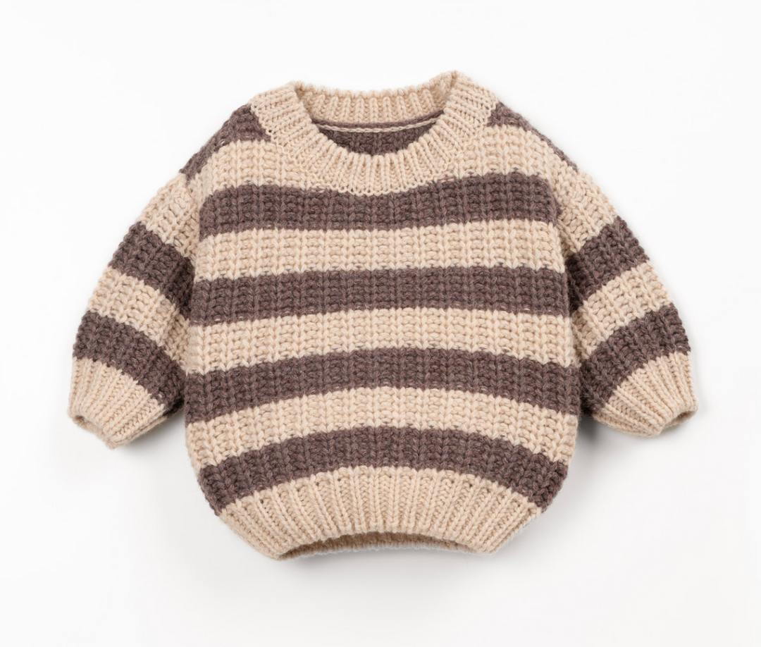 Brown Stripe Sweater