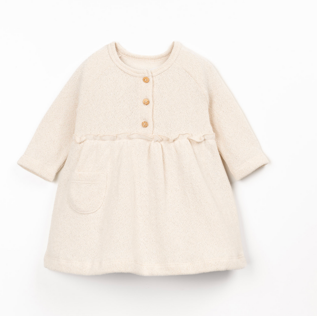 Cream Jersey Dress