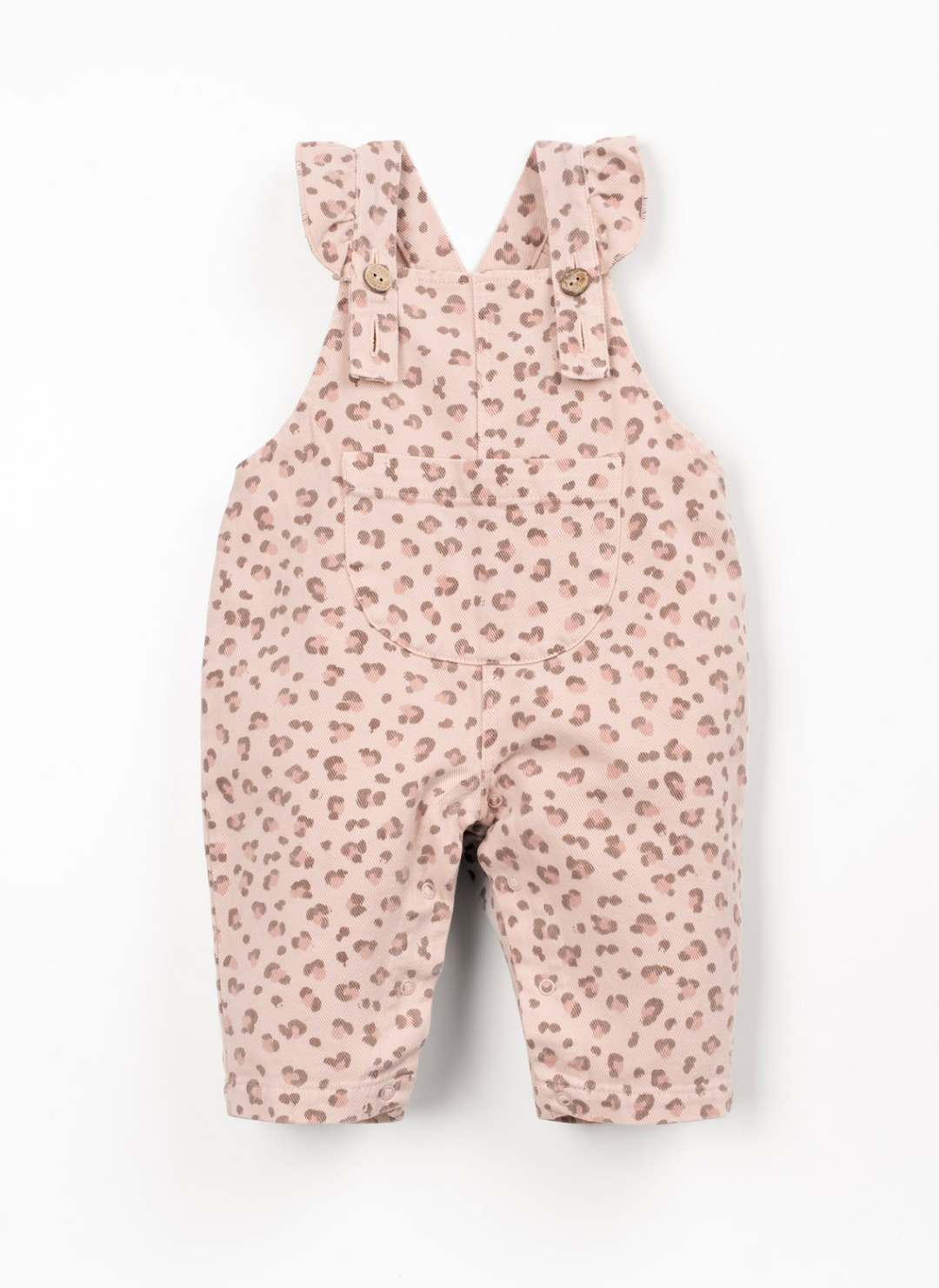 Pink Animal Print Overalls