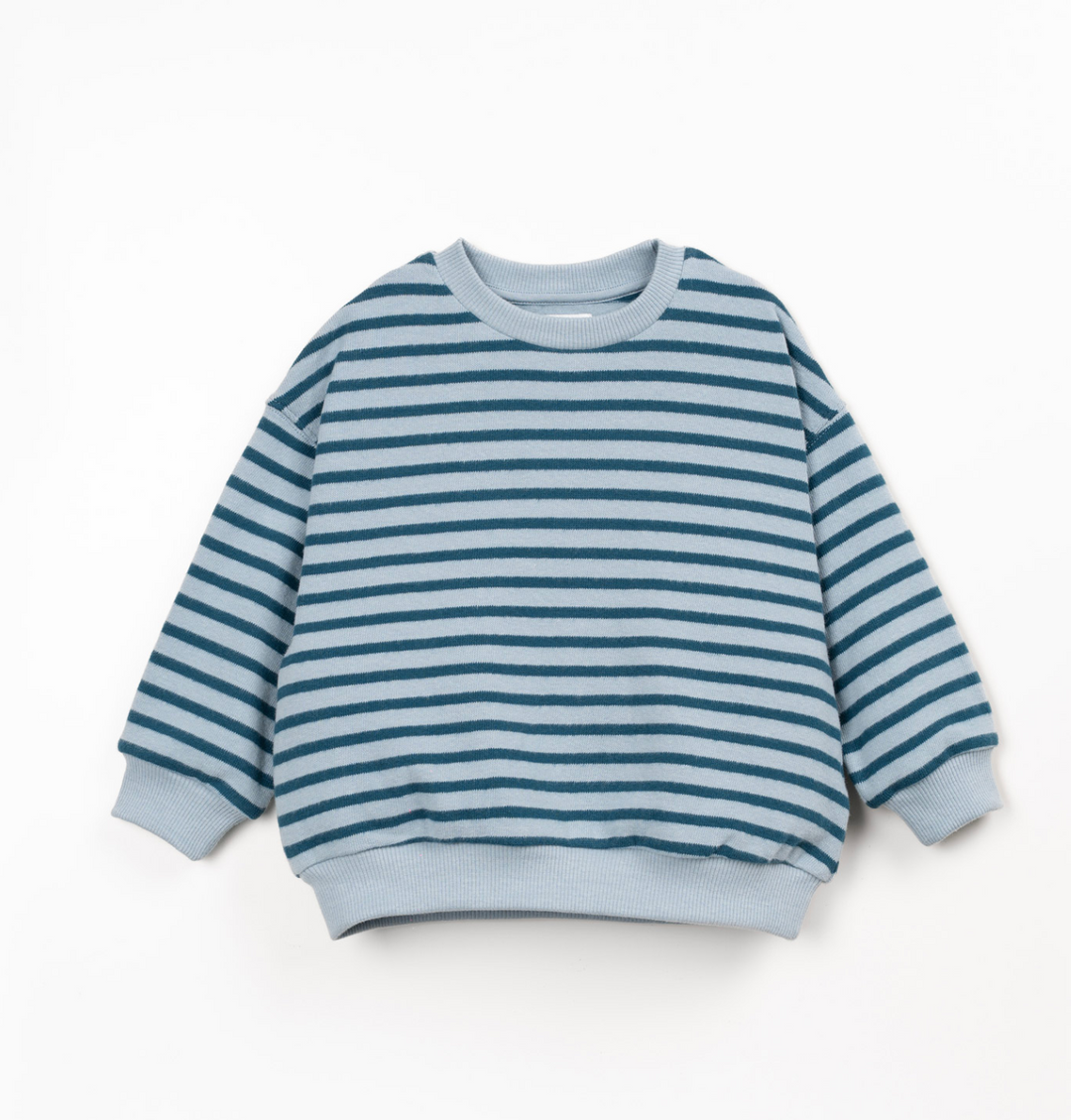Blue Stripe Jersey Sweater