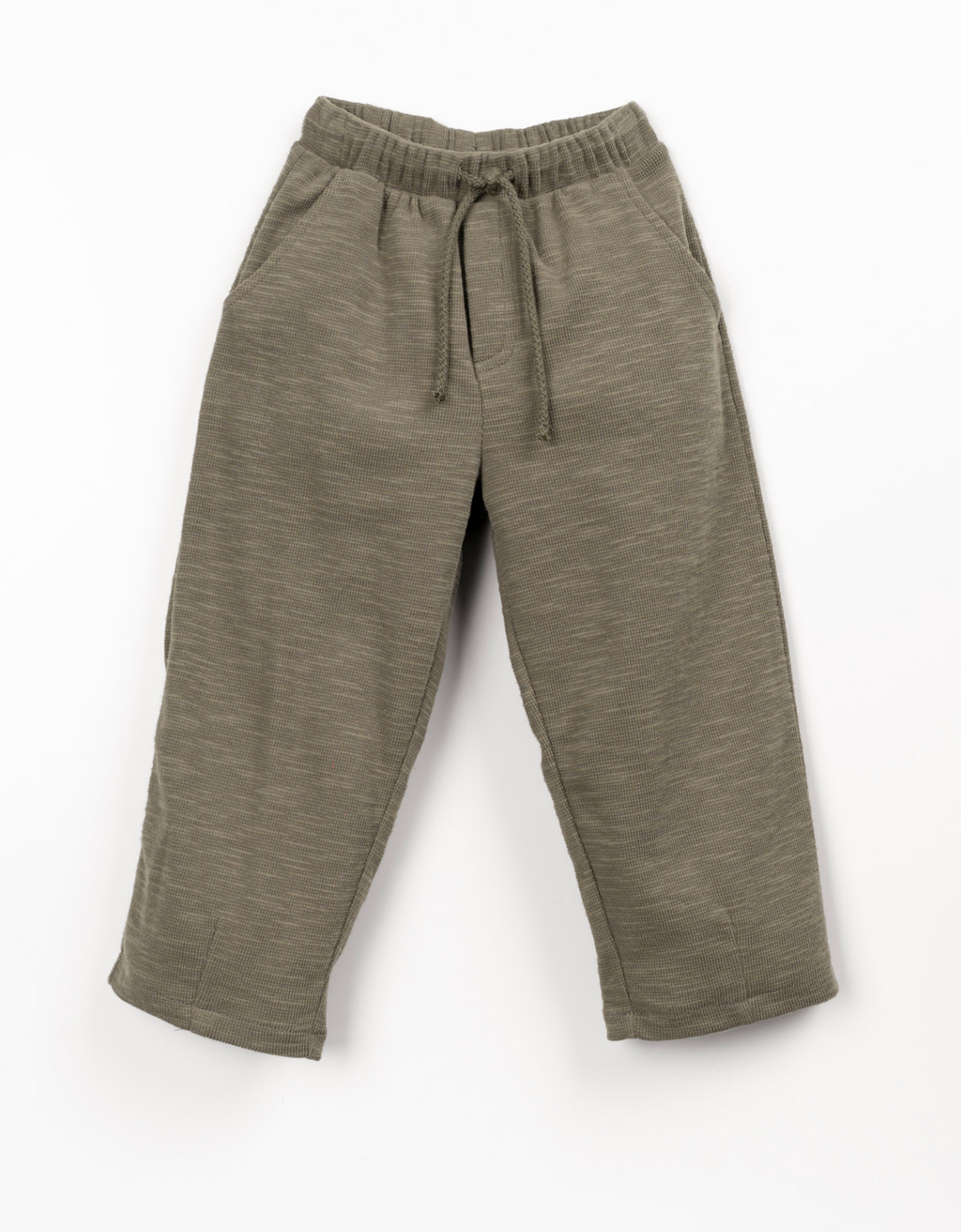 Dk Green Flame Rib Trousers