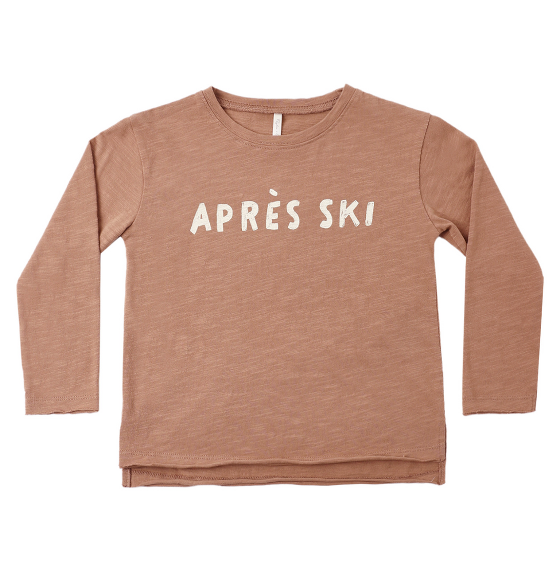 Raw Edge Long Sleeve T-Shirt | Apres Ski