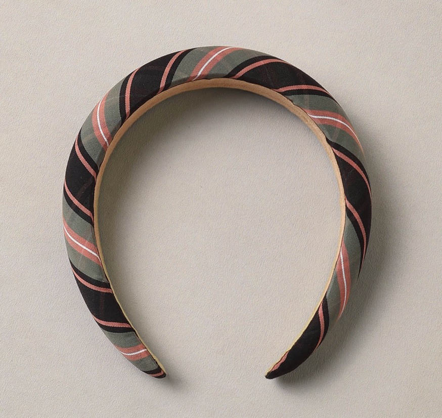 Padded  Headband | Tartan