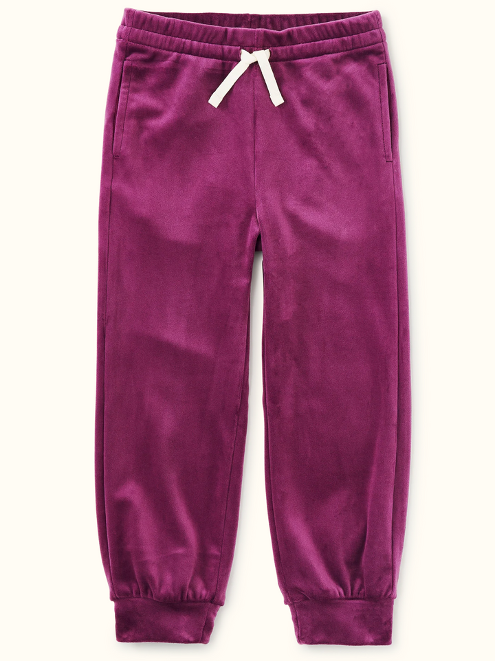 Easy Fit Very Velour Joggers | Cosmic Berry