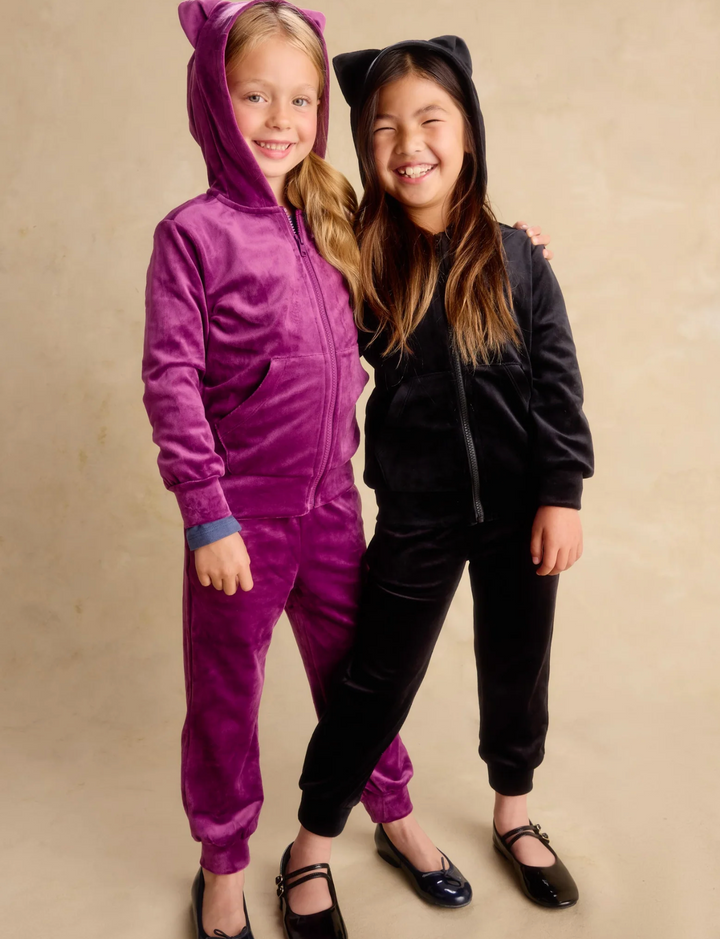 Easy Fit Very Velour Joggers | Cosmic Berry