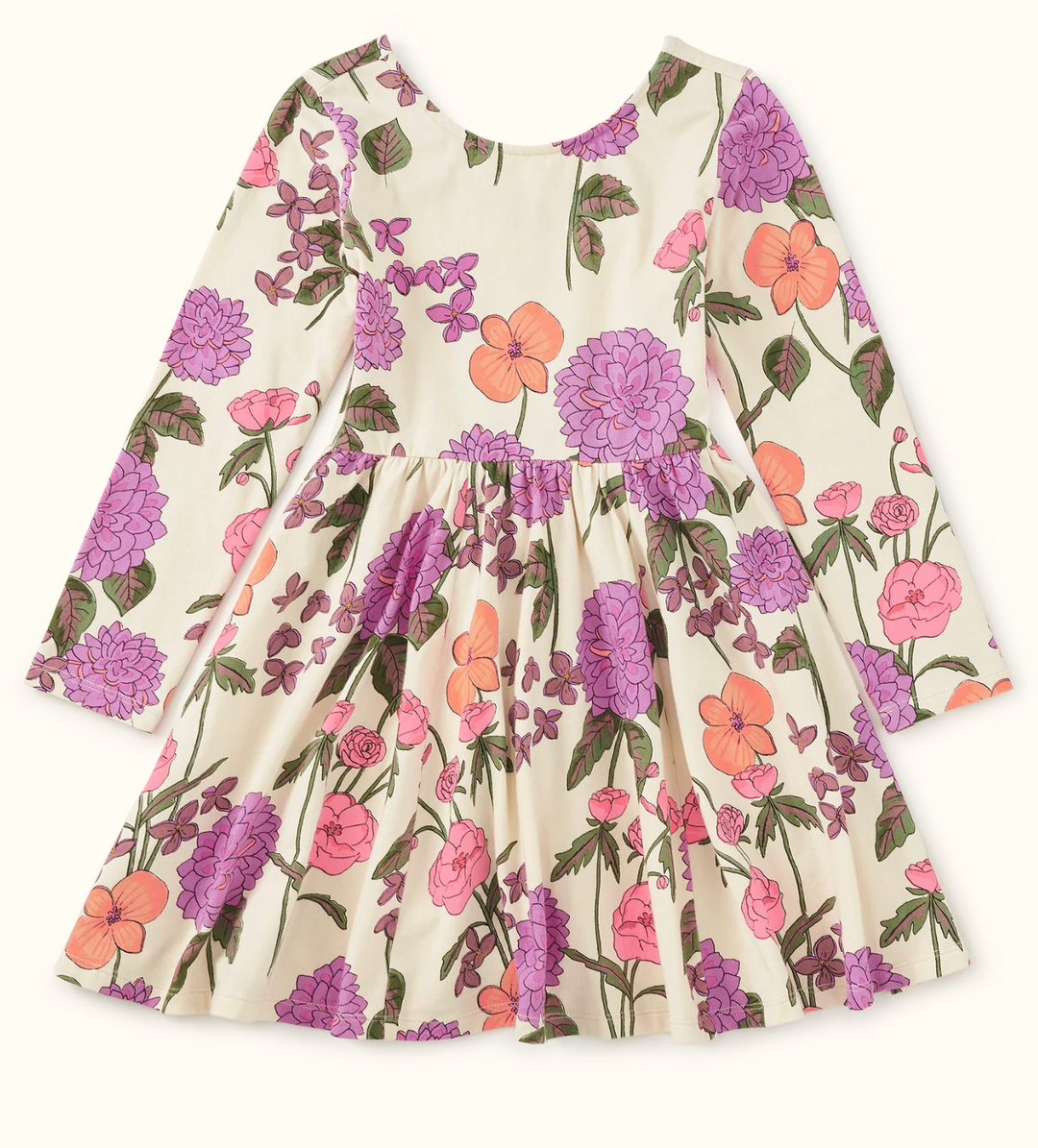 Printed Ballet Dress | English Dahlia