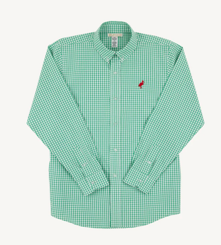 Deans List Dress Shirt | Gibson Island Mini Gingham