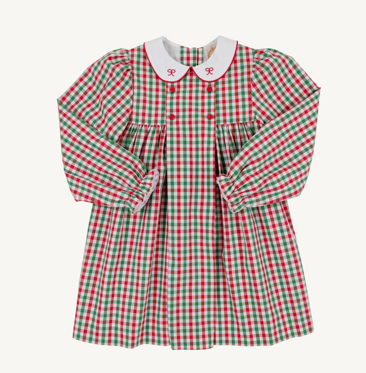 Della Marie Dress | Richmond Red &amp; Kiawah Kelly Green Gingham