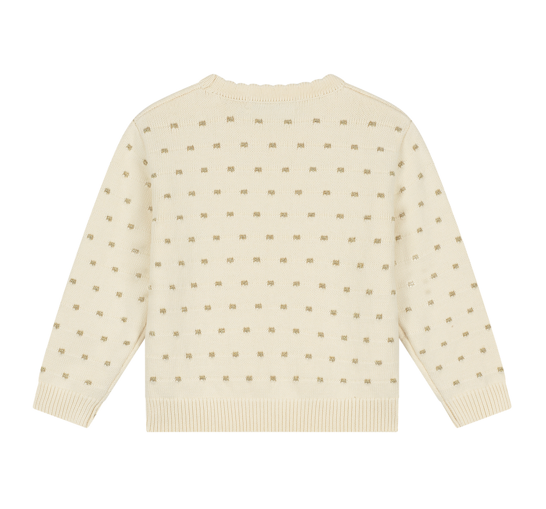 Girls Knit Pullover | Cream