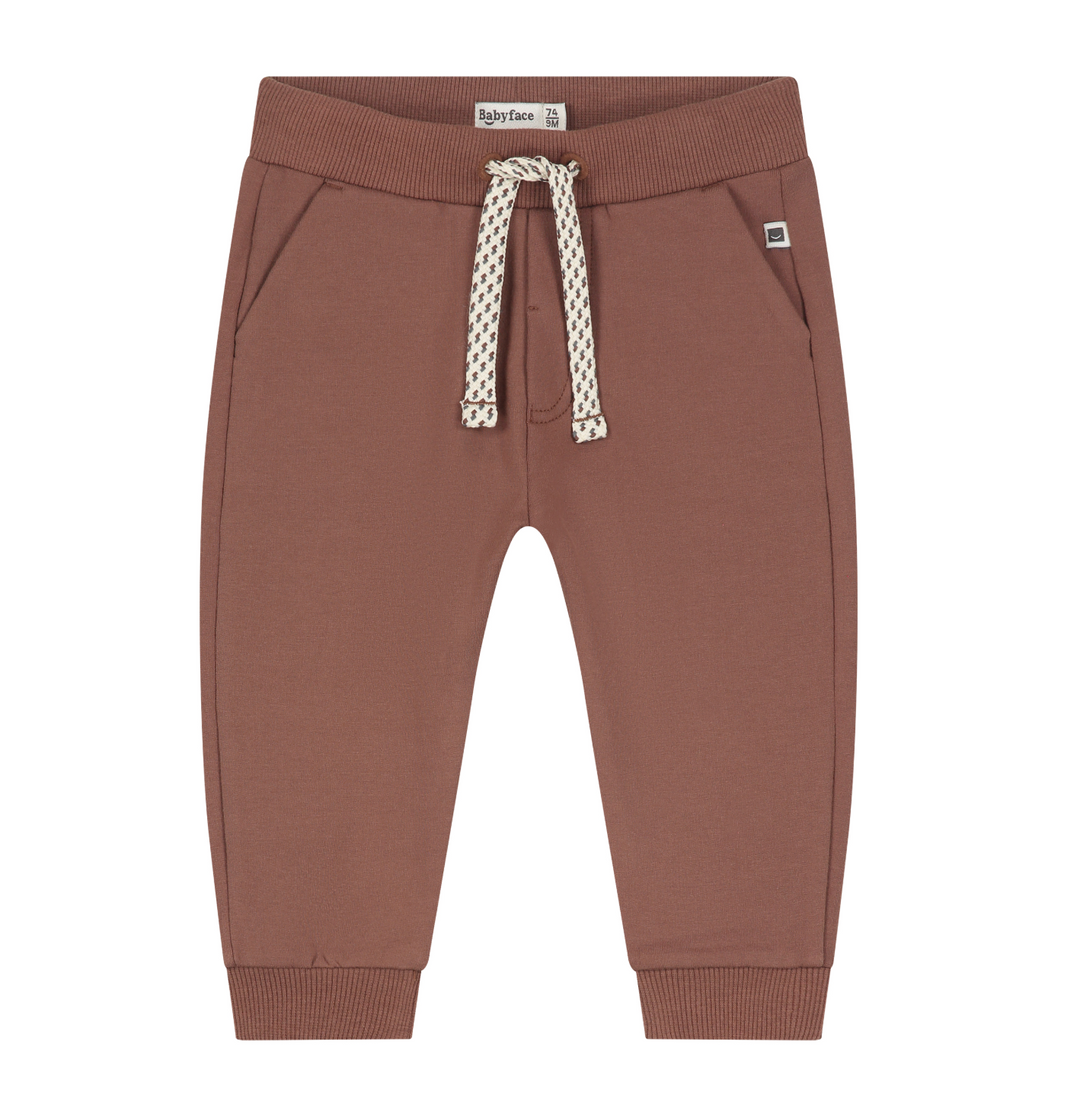 Baby Boy Wide Fit Sweatpants | Chocolate