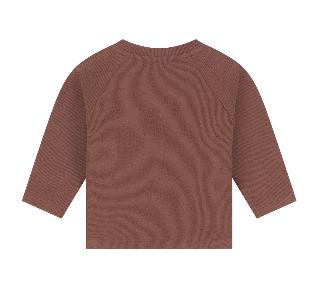 Baby Boy LS T Shirt | Chocolate