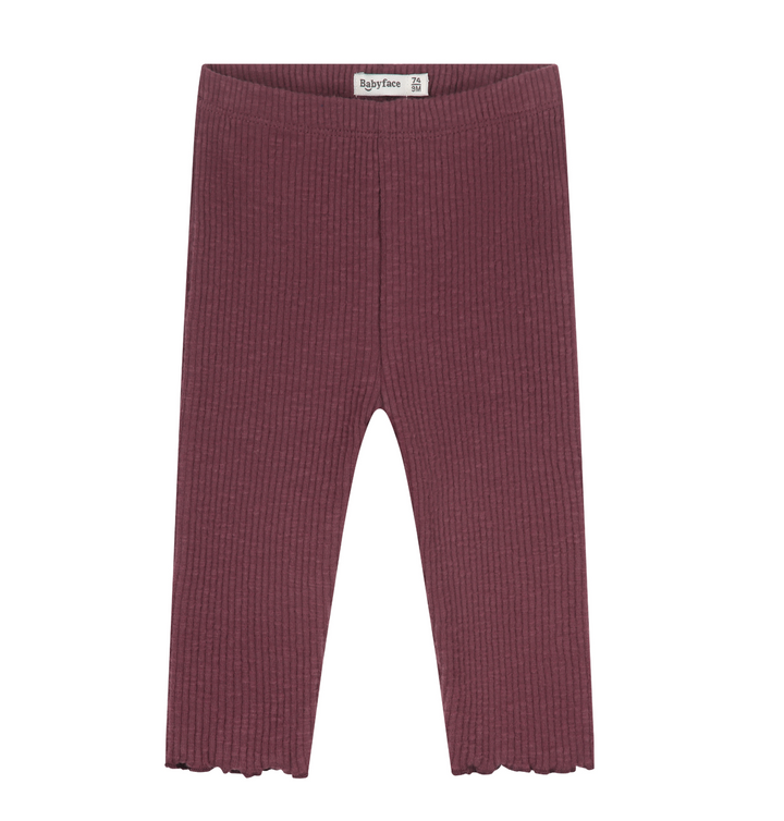 Baby Girl Leggings | Bordeaux