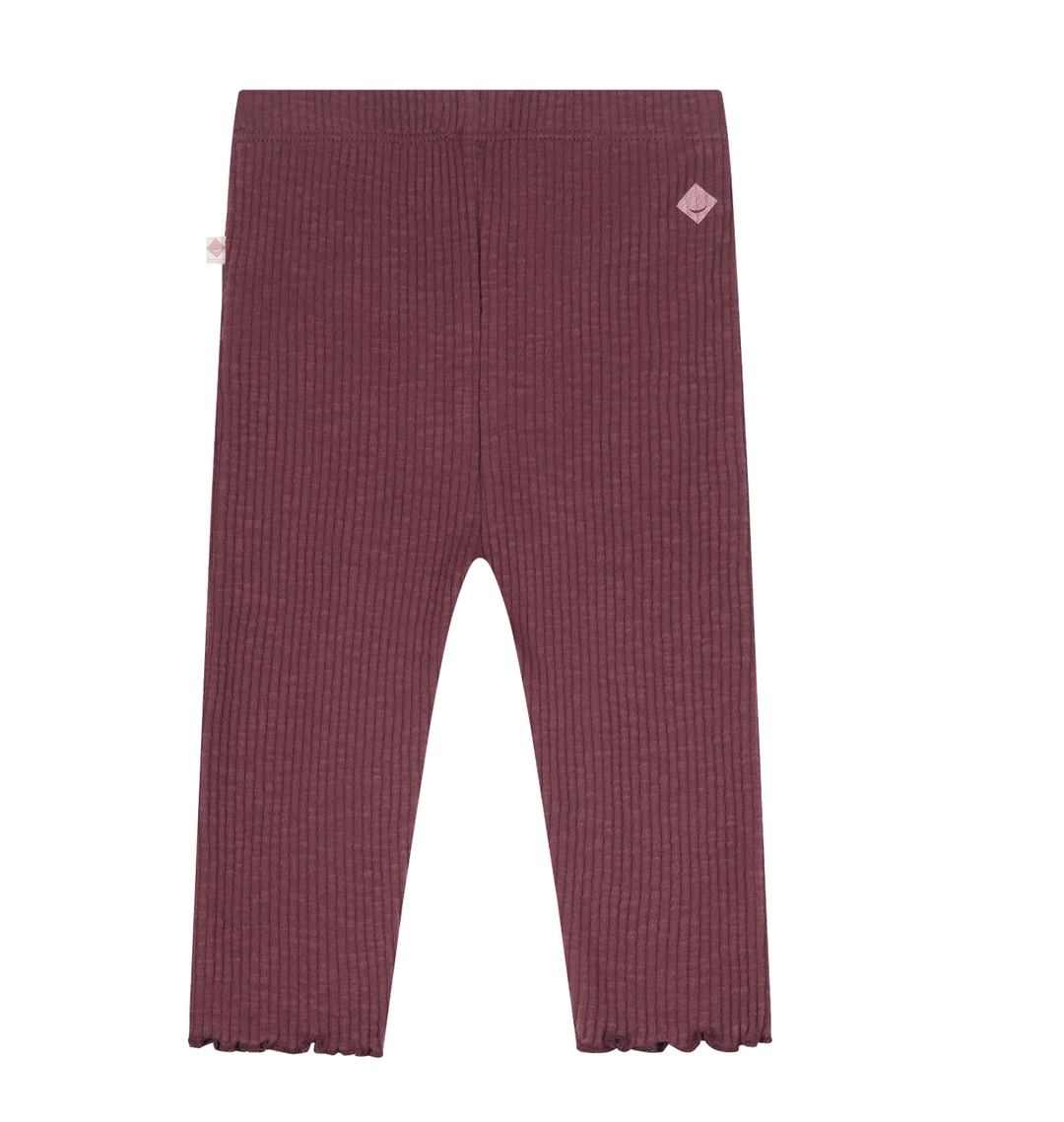 Baby Girl Leggings | Bordeaux