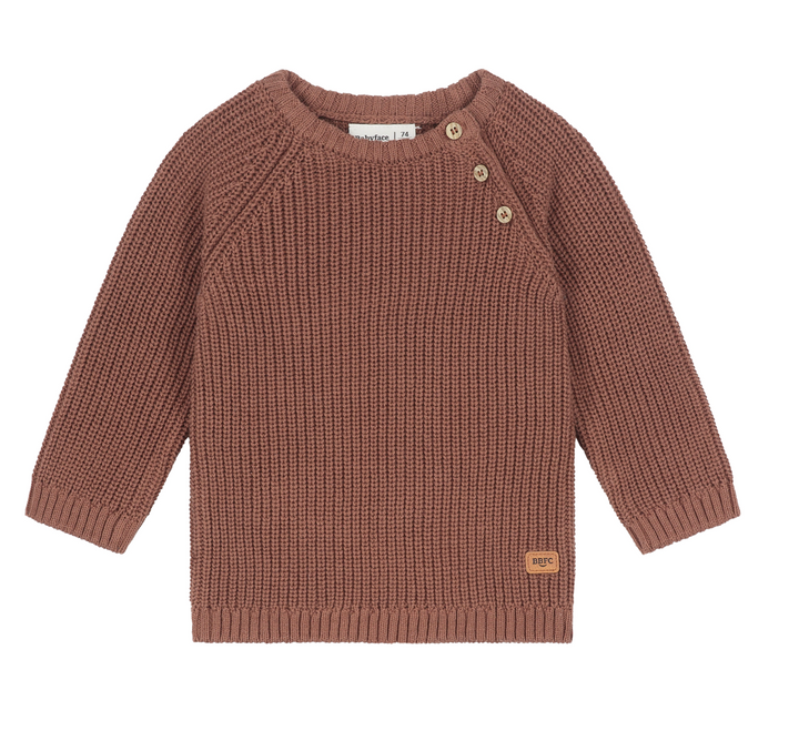 Baby Boy Pullover | Chocolate