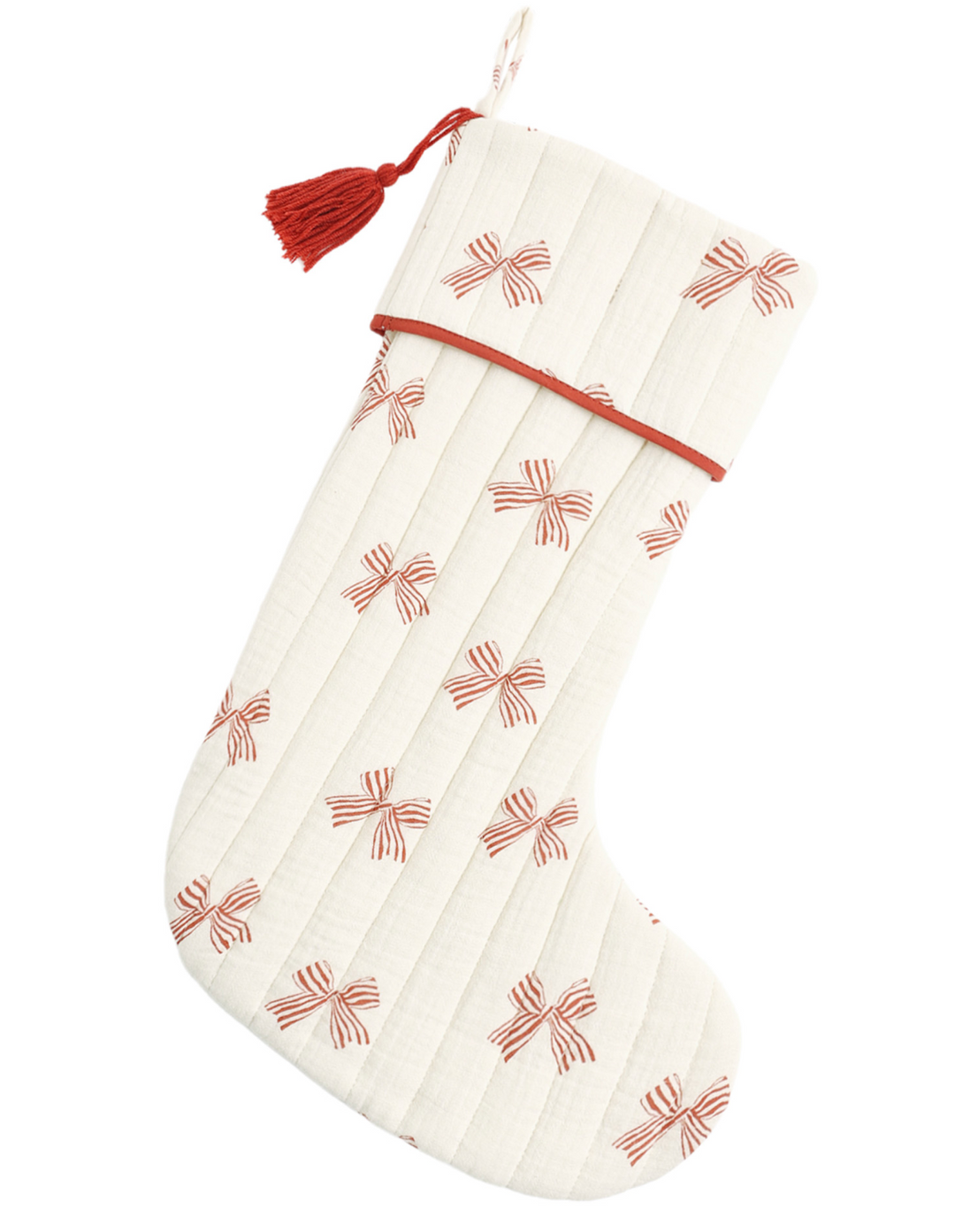 Christmas Stocking | Peppermint Bows